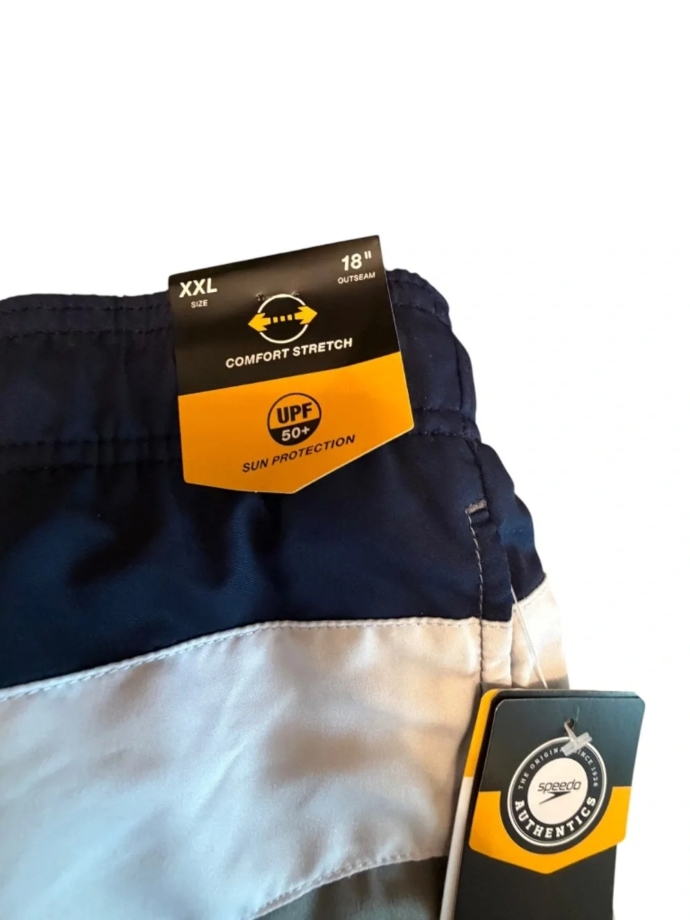 Speedo Swim Trunks Lot of 2 XXL NWT UPF 50+ Beach Swimwear
